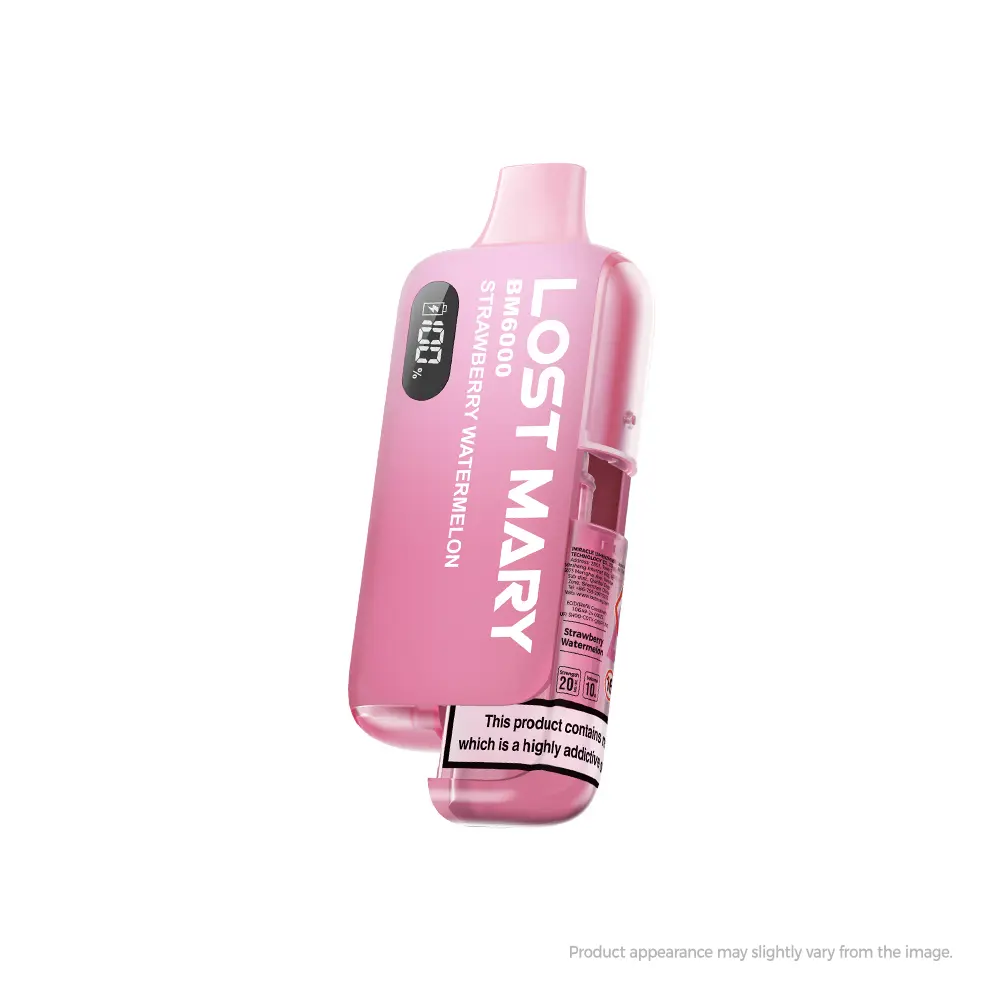 Strawberry Watermelon Lost Mary BM6000 Disposable Vape Kit 20mg 